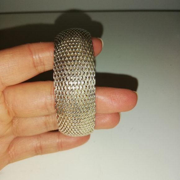 Silver mesh bracelet - Picture 2 of 3
